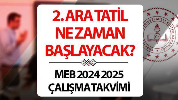 2. Ara tatil takvimi 2024 2025 | MEB okullarda ara tatil ne zaman, kaç gün? İkinci ara tatil hangi tarihte? İşte nisan tatili tarihleri!