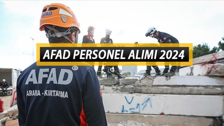 AFAD PERSONEL ALIMI 2024 BAŞVURU TAKVİMİ VE ŞARTLARI: AFAD 1000 personel alımı ne zaman, şartları neler? İşte sınav tarihleri…