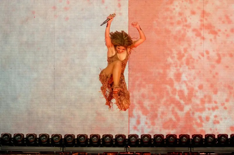 Shakira'nın sahne performansı