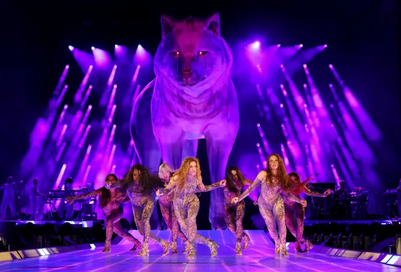 Shakira'nın performans sonu