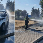 agaca carpan otomobil yandi bir kisi yaralandi fwEtn1xY