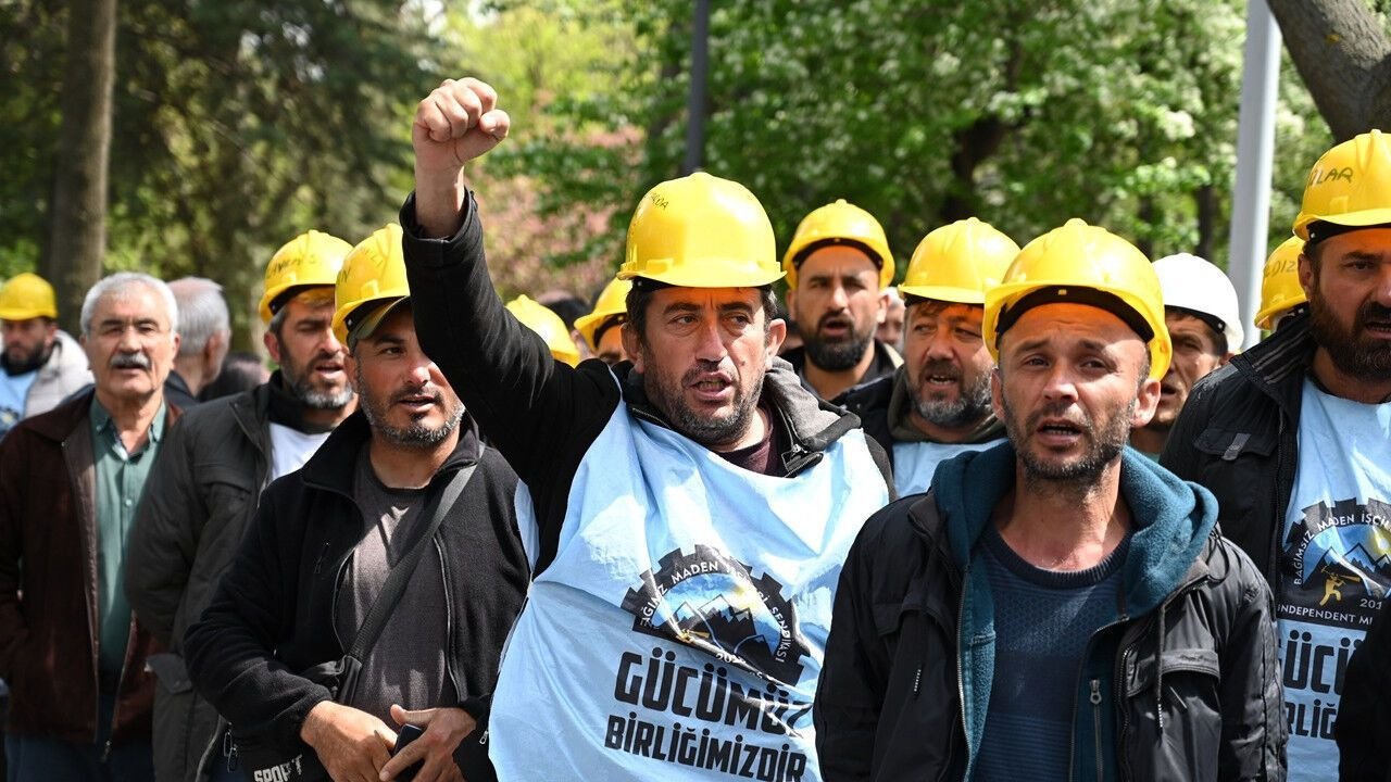 Madencilerin sabri tasti taleplerimiz kabul edilmedi ankaraya geliyoruz E2xB5ybG
